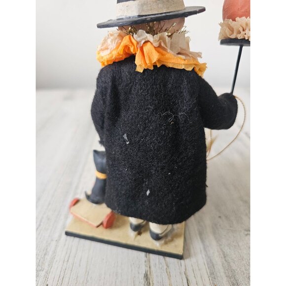 Bethany lowe Vicki smyers boy witch RARE pumpkin cat statue figurine - Picture 7 of 9